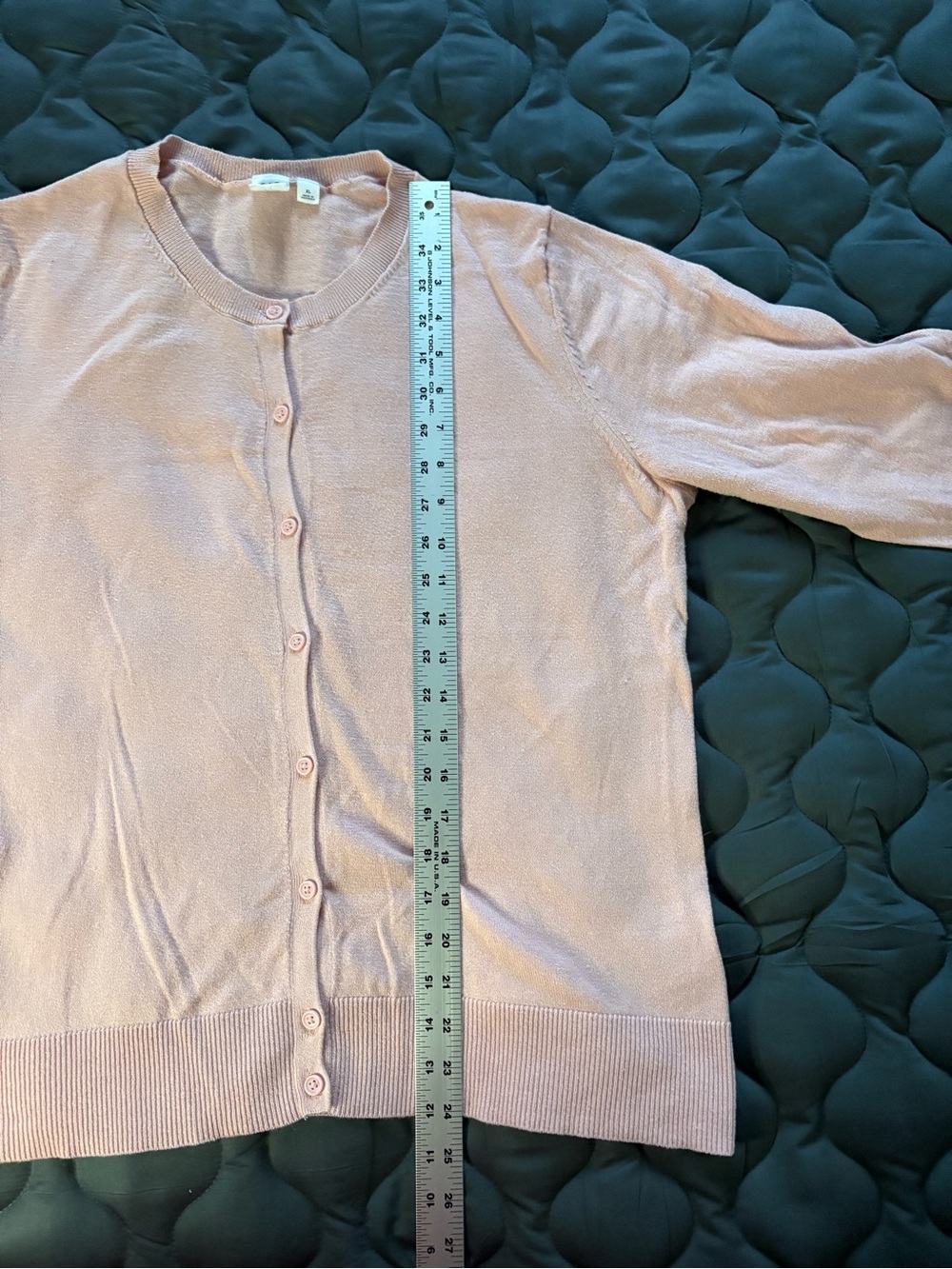 GAP Light Pink Button-Front Cardigan - Picture 4 of 5